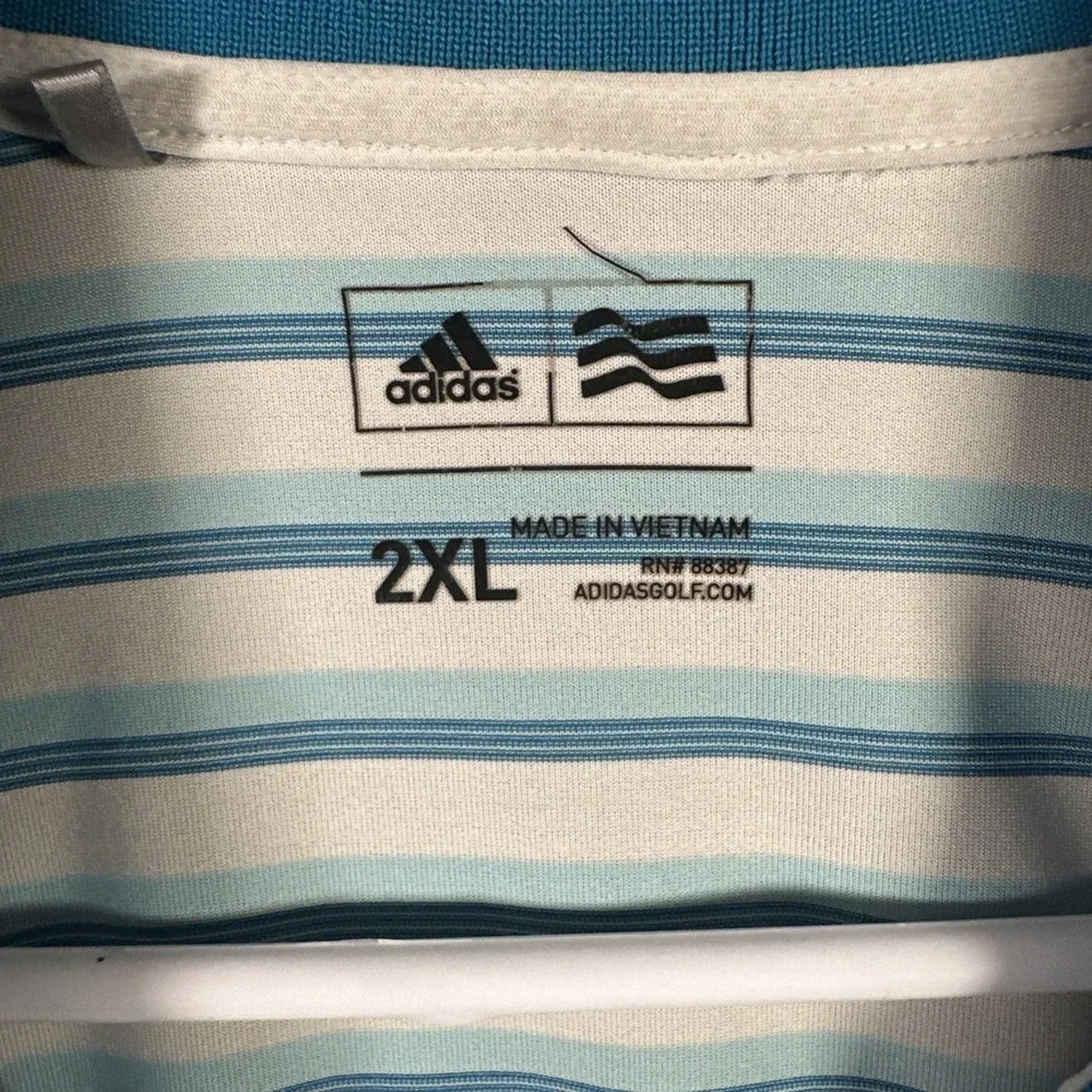 Adidas Men's‎ Short Sleeve Golf Polo Shirt Size 2XL Turner Classic